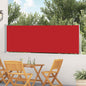 Toldo lateral retráctil de jardín azul 100x300 cm