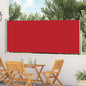 Toldo lateral retráctil de jardín azul 100x300 cm