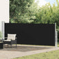 Toldo lateral retráctil de jardín azul 100x300 cm