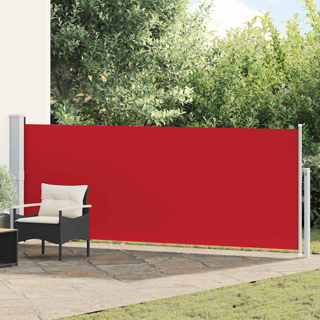Blue Retractable Garden Side Awning 100x300 cm