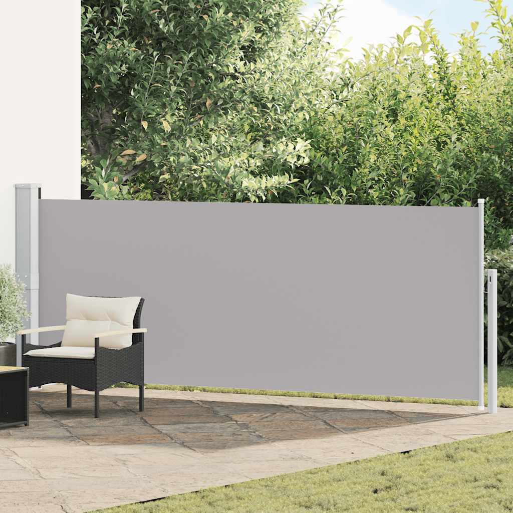 Blue Retractable Garden Side Awning 100x300 cm