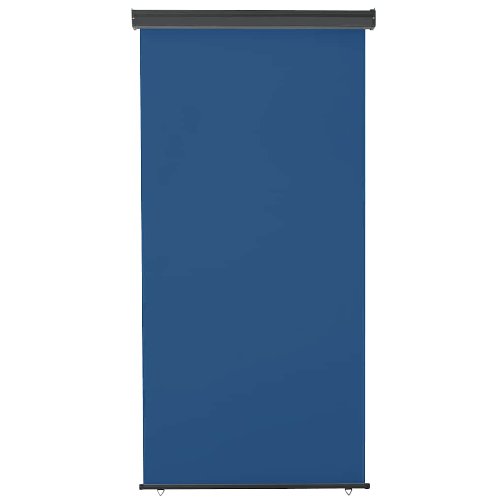 Toldo lateral de balcón azul 125x250 cm