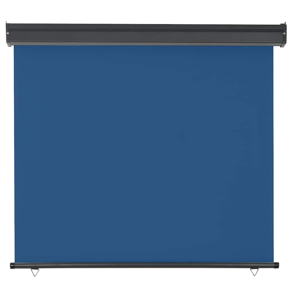 Toldo lateral de balcón azul 125x250 cm