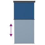 Toldo lateral de balcón azul 125x250 cm