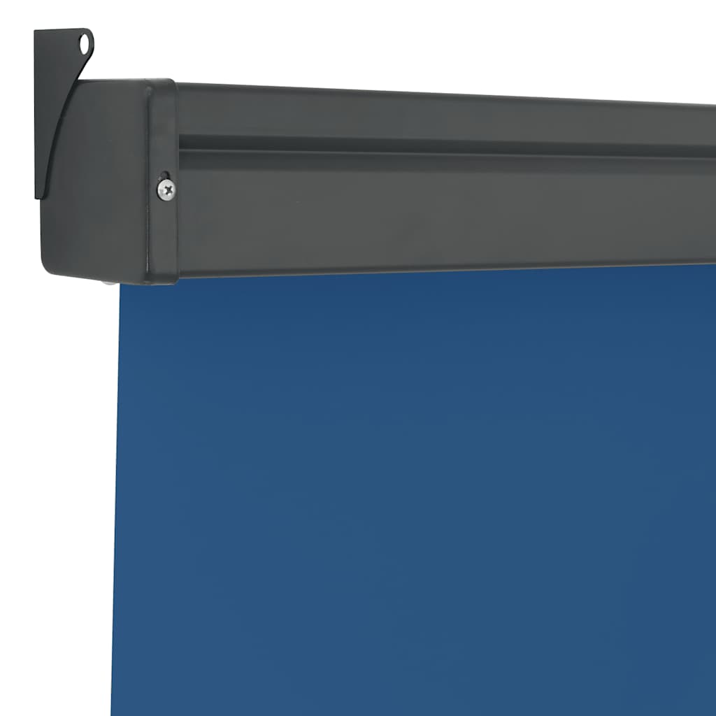 Toldo lateral de balcón azul 125x250 cm