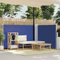 Toldo lateral retráctil 120x300 cm azul