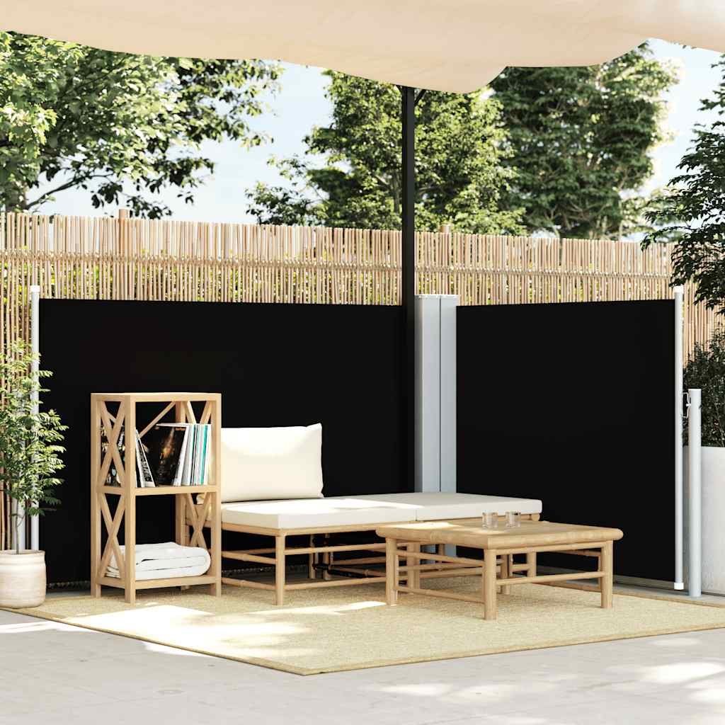 Toldo lateral retráctil 120x300 cm azul