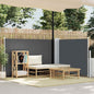 Toldo lateral retráctil 120x300 cm azul