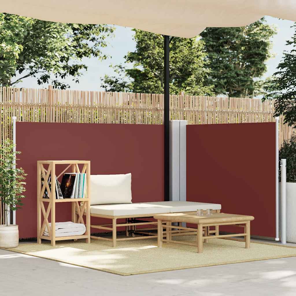 Toldo lateral retráctil 120x300 cm azul