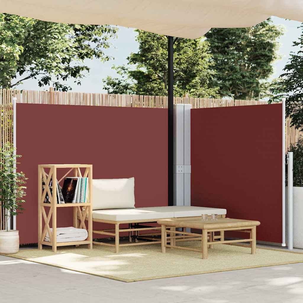 Toldo lateral retráctil 120x300 cm azul