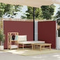 Toldo lateral retráctil 120x300 cm azul