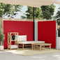 Toldo lateral retráctil 120x300 cm azul