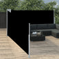 Toldo lateral retráctil 120x300 cm azul