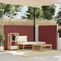 Toldo lateral retráctil 120x300 cm azul