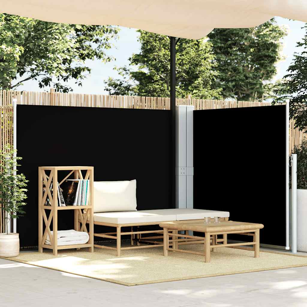 Toldo lateral retráctil 120x300 cm azul