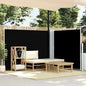 Toldo lateral retráctil 120x300 cm azul