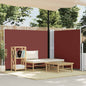 Toldo lateral retráctil 120x300 cm azul
