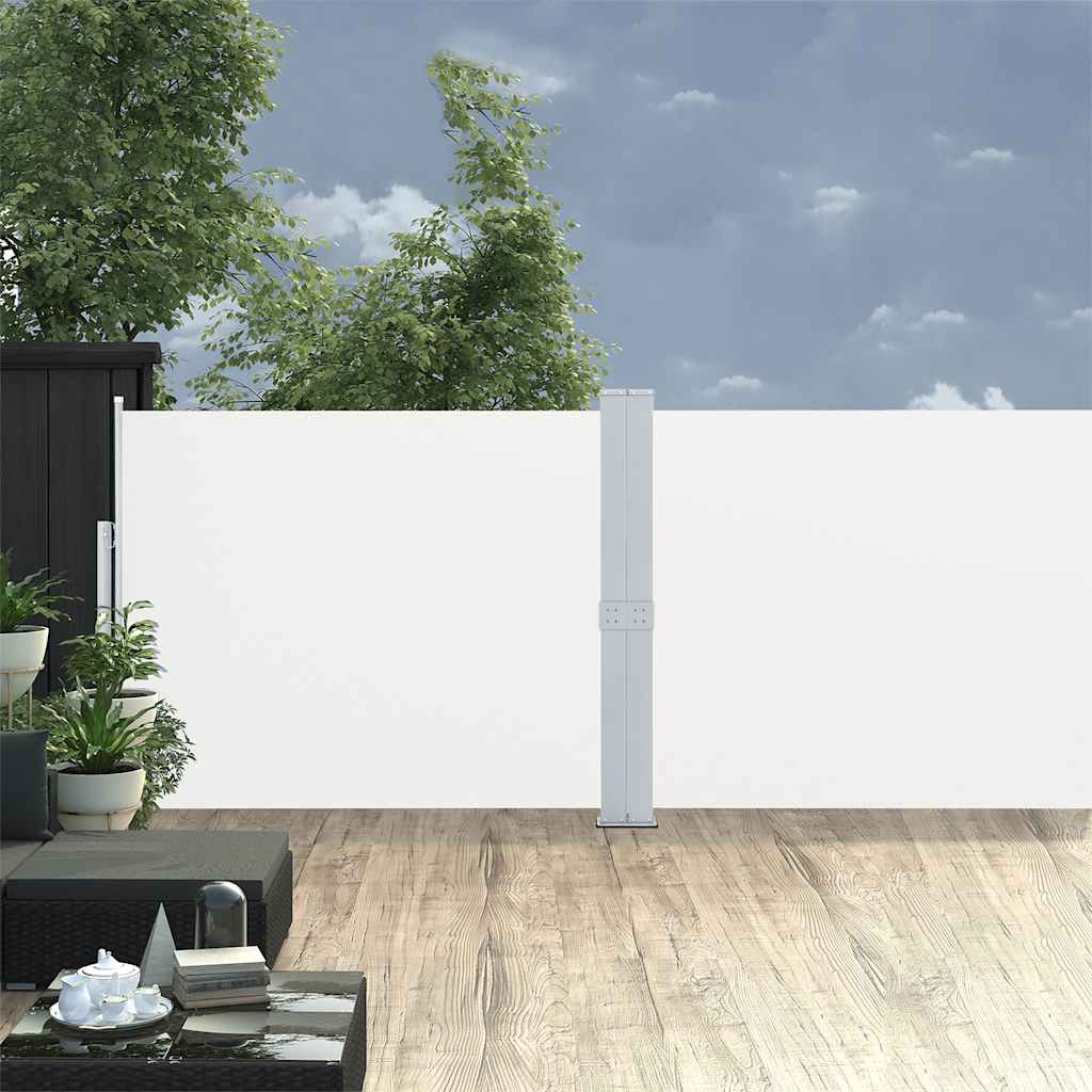Toldo lateral retráctil 120x300 cm azul