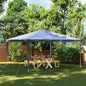 Carpa de celebraciones azul 2,5x2,5 m