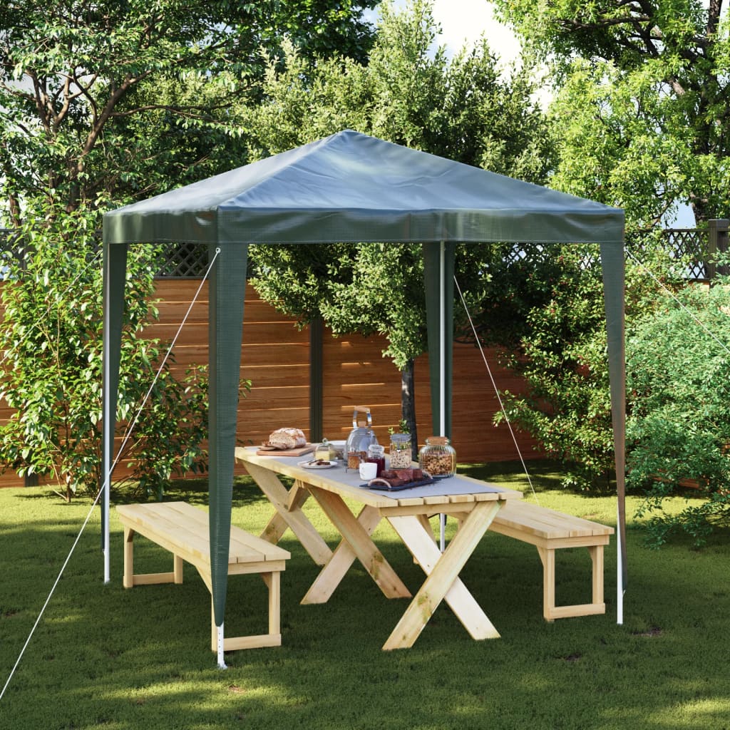 Carpa para fiestas gris antracita 3x12 m