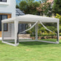 2.5x2.5m white mesh four-sided party tent