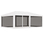 2.5x2.5m white mesh four-sided party tent
