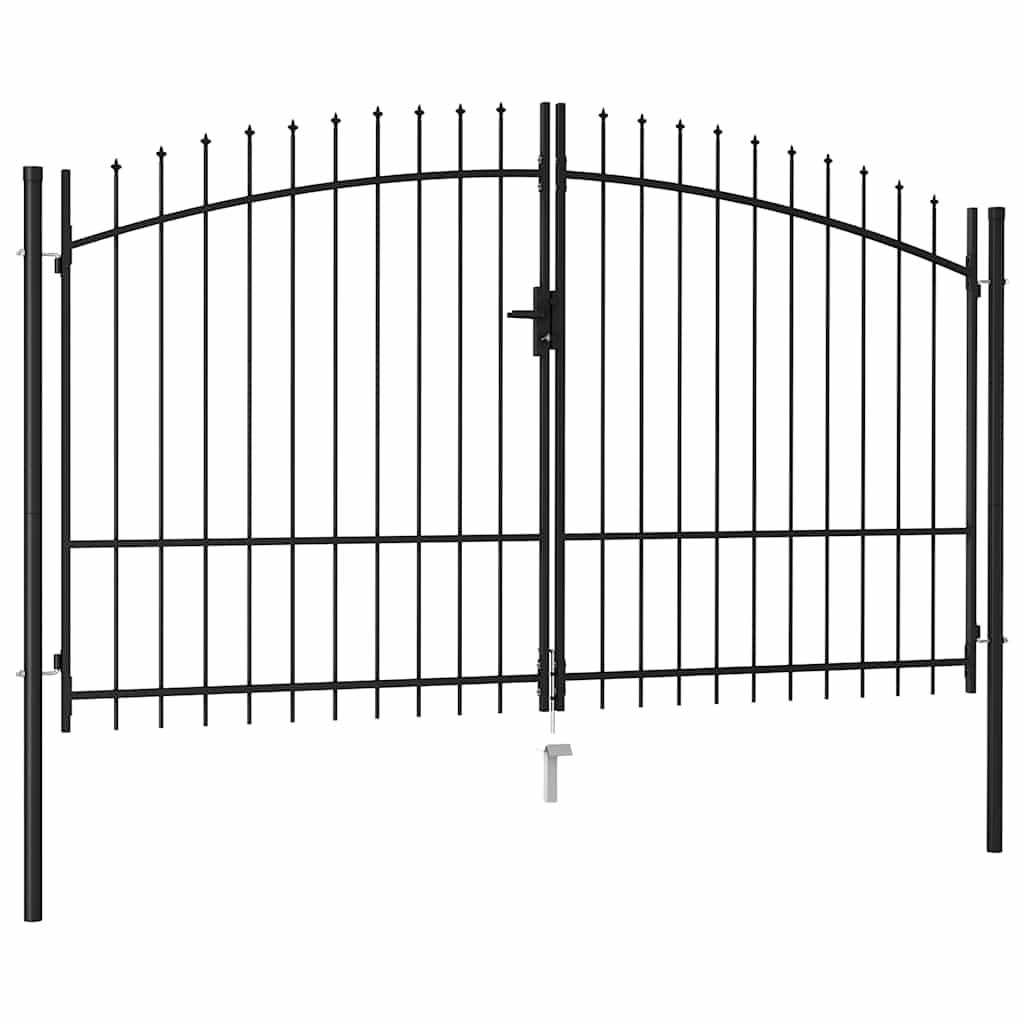 Puerta de jardín 100x100 cm Antracita