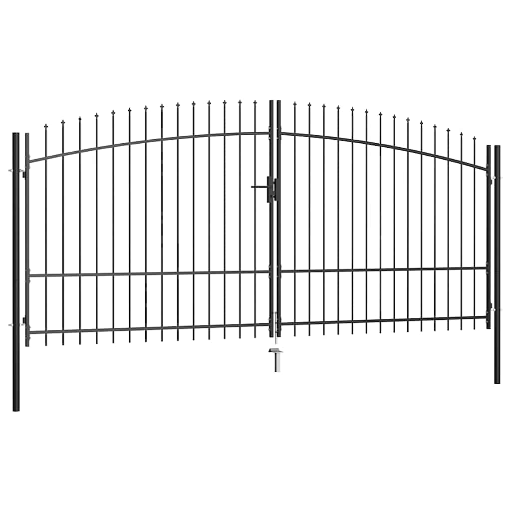 Puerta de jardín 100x100 cm Antracita