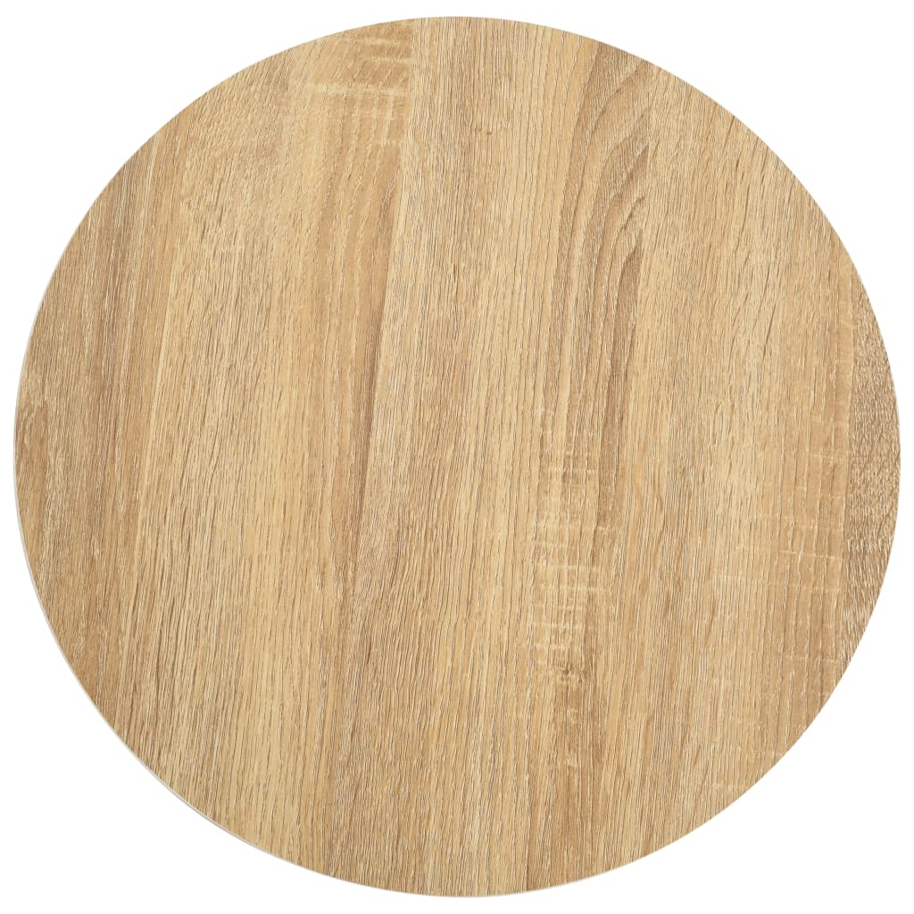 Mesa de bistró MDF marrón claro 40 cm