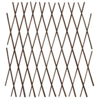 Valla enrejada de sauce 5 piezas 180x60 cm