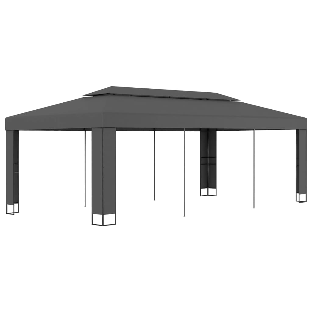 Cenador blanco crema 530x350x265 cm