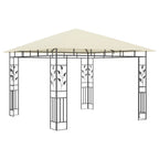 Cenador con mosquitera color crema 3x3x2,73 m 180 g/m²