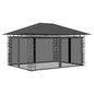 Pavilhão com rede mosquiteira cor creme 3x3x2,73 m 180 g/m²