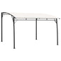 Toldo parasol de jardim cor creme 3x3x2,55 m