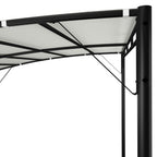 Toldo parasol de jardín color crema 3x3x2,55 m