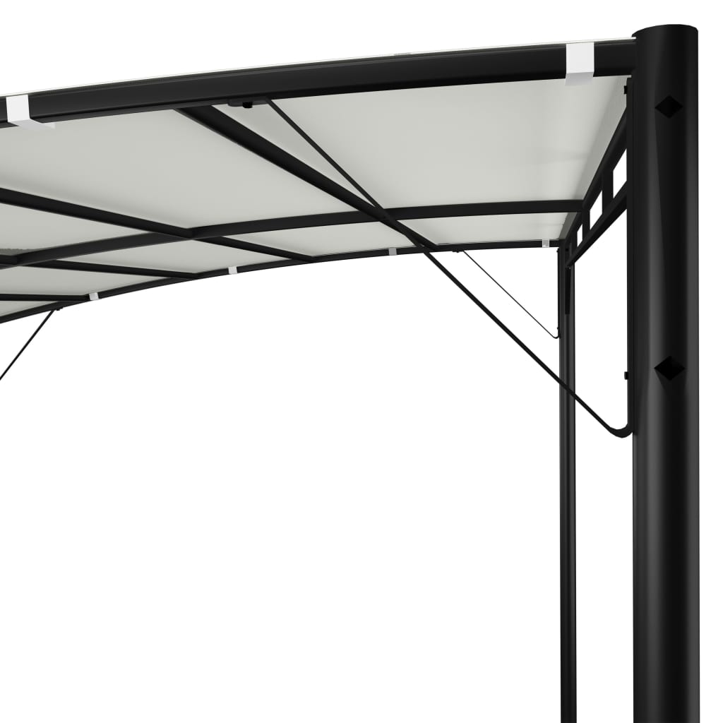 Toldo parasol de jardín color crema 3x3x2,55 m
