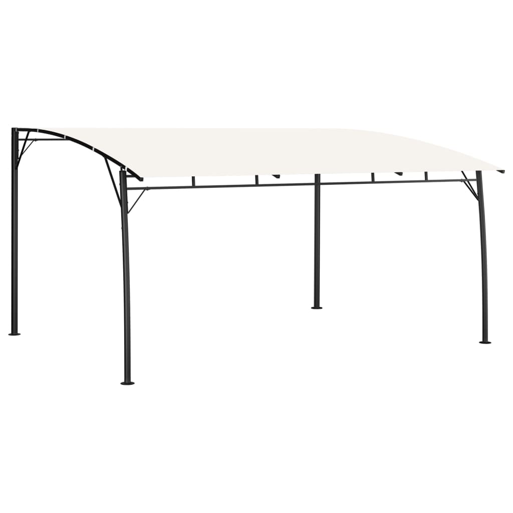 Toldo parasol de jardín color crema 3x3x2,55 m