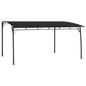 Toldo parasol de jardim cor creme 3x3x2,55 m