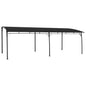 Toldo parasol de jardim cor creme 3x3x2,55 m