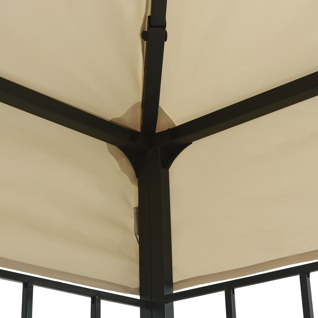 Cenador color crema 3x3 m
