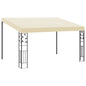 Anthracite wall-mounted gazebo 3x3x2.5 m