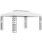 Cenador blanco crema 530x350x265 cm