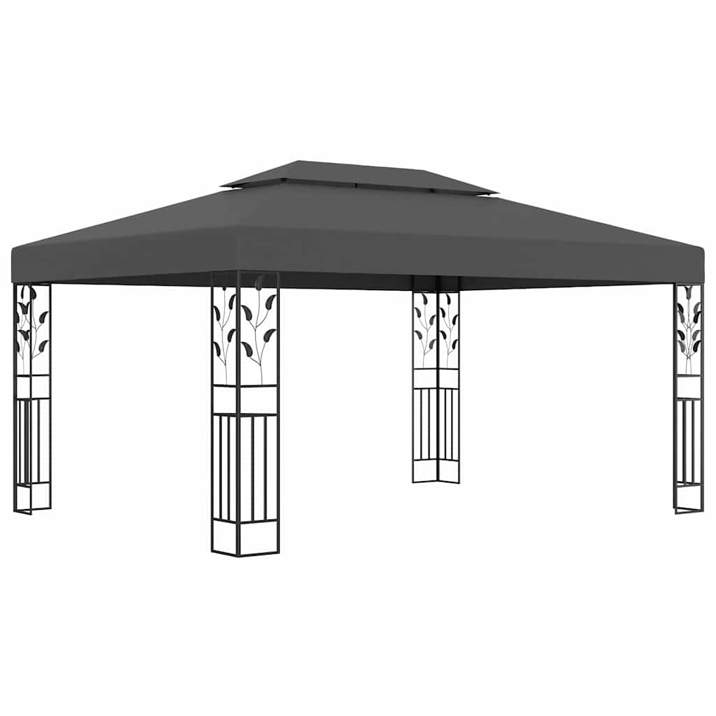 Cenador blanco crema 530x350x265 cm