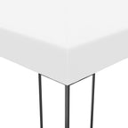 Carpa cenador de jardín blanco 3x3 m