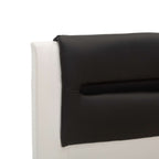 Estructura de cama y Negro 120 x 200 cm Cuero sintético