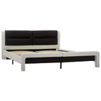 Estructura de cama y Negro 120 x 200 cm Cuero sintético