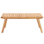 Set de muebles de jardín 4 piezas con cojines madera de acacia