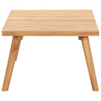 Set de muebles de jardín 4 piezas con cojines madera de acacia