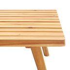 Juego de muebles de jardín 5 pzas madera maciza de acacia