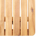 Juego de muebles de jardín 5 pzas madera maciza de acacia